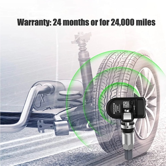 4 X CGSULIT 315MHz&433MHz TPMS Universal Programmable Sensor with Aluminum Valve - Picture 3 of 9